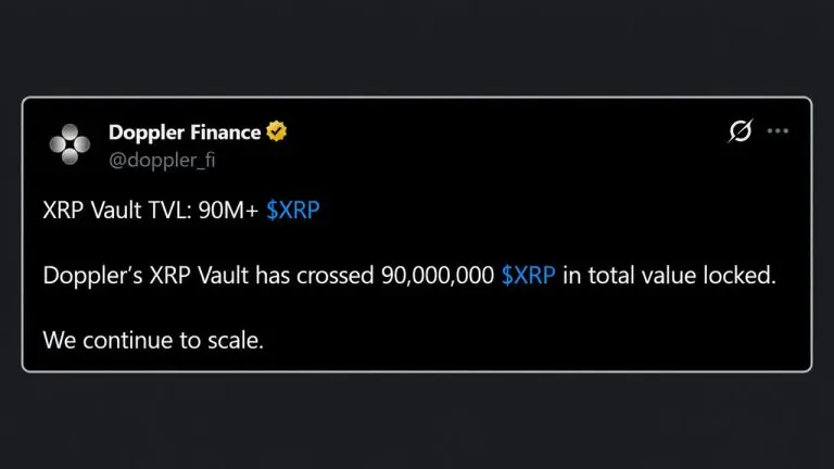 XRP Holders Have Now Parked 90 Million Coins in a Single Yield Vault