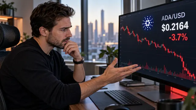 Cardano risks further losses as ADA drops below the $0.220 support