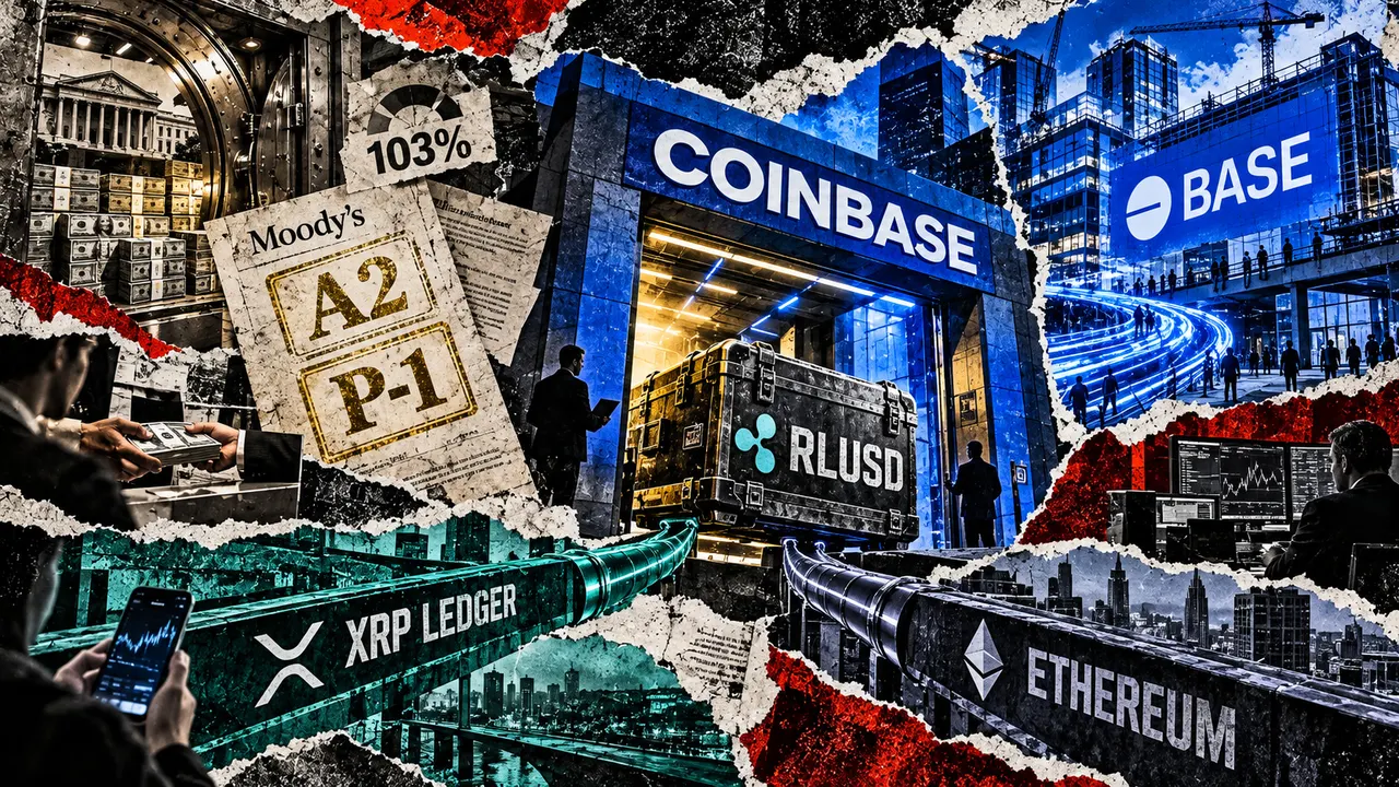 Ripple’s RLUSD stablecoin gains Coinbase access as Moody’s awards investment-grade rating