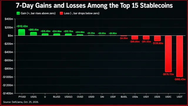 Stablecoin Market Sheds $12.7B as Crypto’s Dry Powder Runs Thin