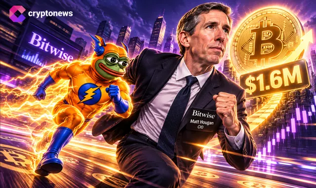 Bitwise Raises Bitcoin Price Target to $1.6 Million as Institutional Demand Grows
