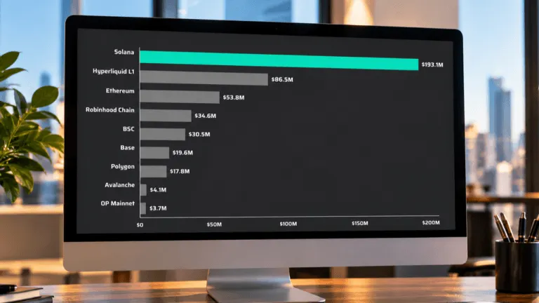 Solana Apps Generate $193M in 30 Days Amid Real-World Assets Surge