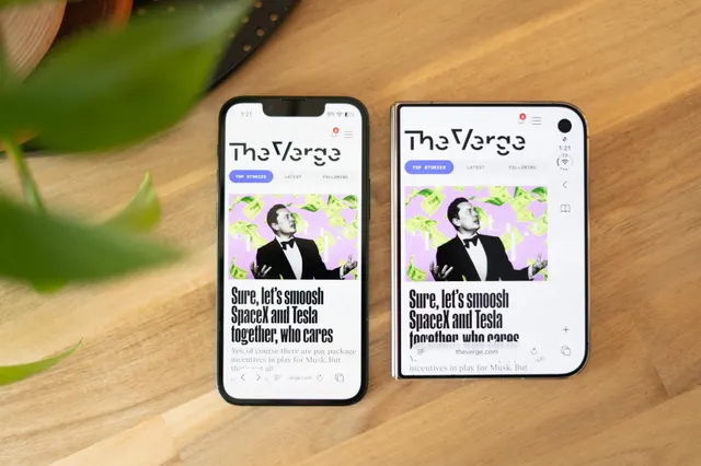 No, the iPhone Duo isn’t a small phone