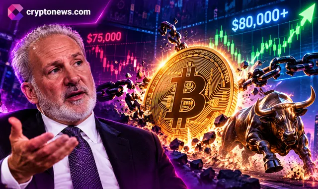Bitcoin Price Rebounds Again, Peter Schiff Repeats His Crash Warnings