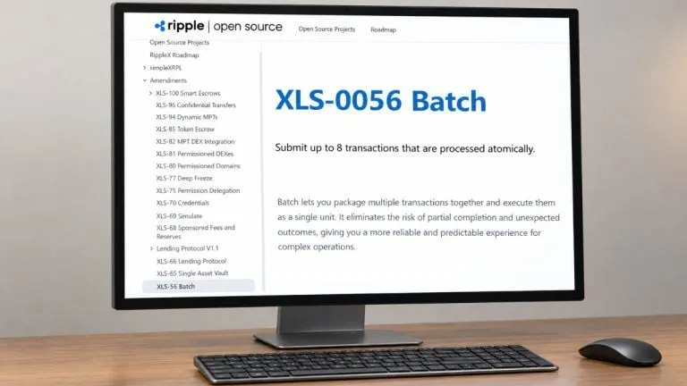 XRP Ledger Targets Oct. 9 for Upgrade Bundling 8 Transactions