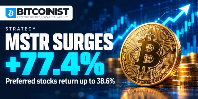 Strategy’s MSTR Gains 77.4% as Preferred Stocks Return Up to 38.6%