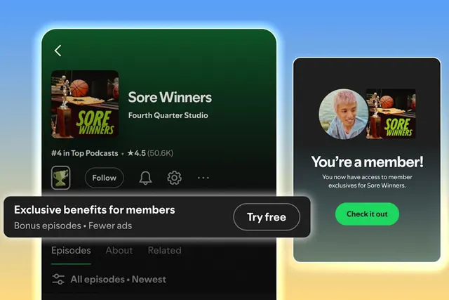 Spotify’s new podcast memberships let you pay for extra perks