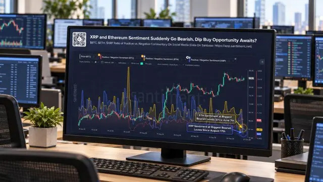 XRP Sentiment Turns Bearish as Bullish-to-Bearish Ratio Hits 0.67