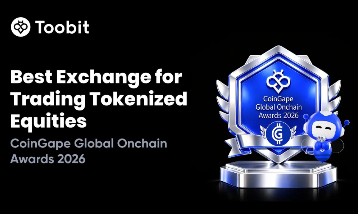 Toobit Wins Best Exchange for Trading Tokenized Equities Award