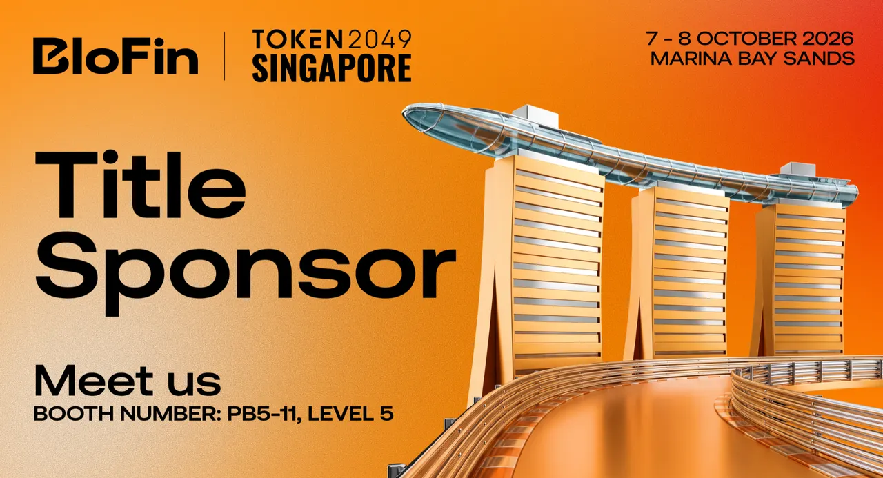 BloFin Returns as TOKEN2049 Singapore Title Sponsor, Opens Its “NEXT WHALE ERA”