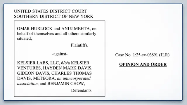 US Judge Dismisses Libra Crypto Class Action Against Kelsier