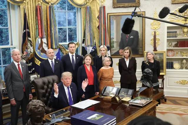 Trump touts economic wins in battleground states — like a $54 billion Alaskan pipeline — as the midterms draw closer