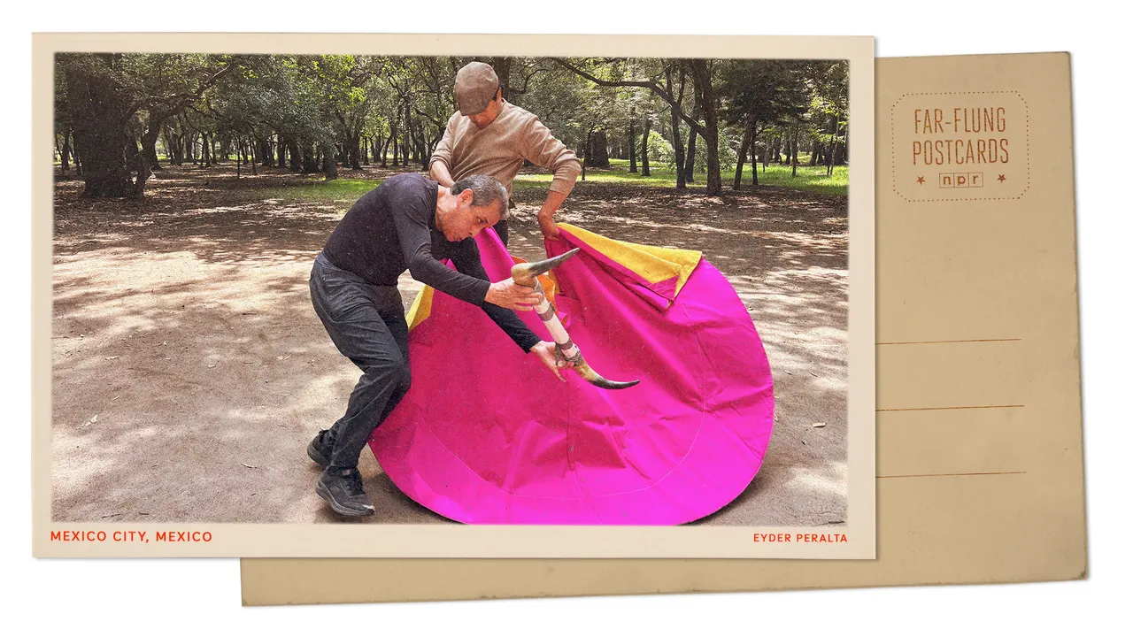 Greetings from Mexico City, where a bullfighting ban doesn't stop this matador training