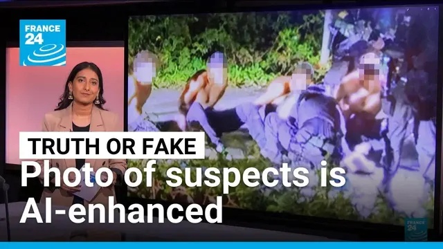 RAF Fairford: AI-enhanced photos of suspects fuel false claims about their religion • FRANCE 24