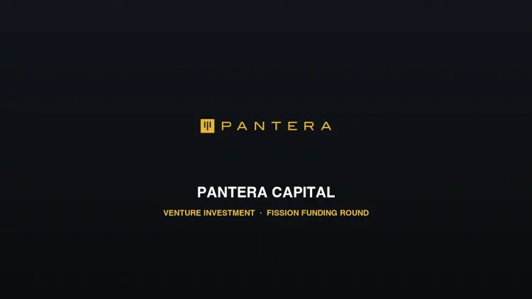 Pantera Leads $10 Million Fission Funding Round To Solve Tokenized Fund Liquidity Problem