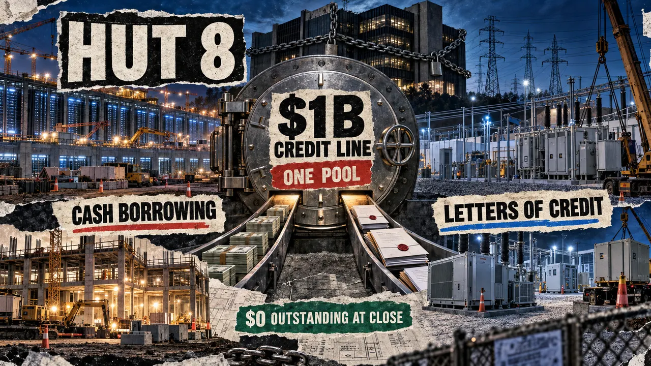 Hut 8 locks in $1B credit line, but faces 40% liquidity rules