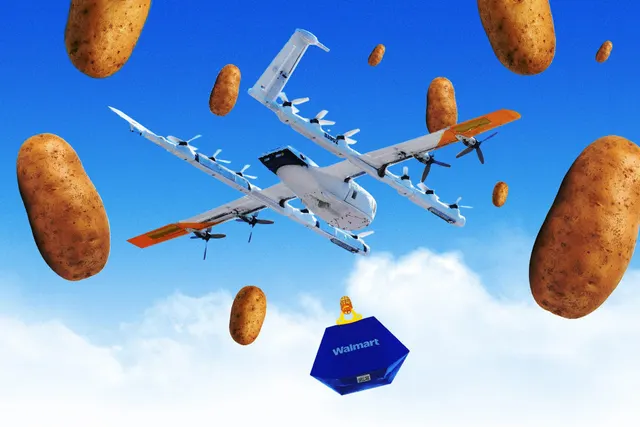 Potato by air